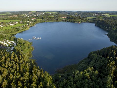 Luftbild Brucher Talsperre