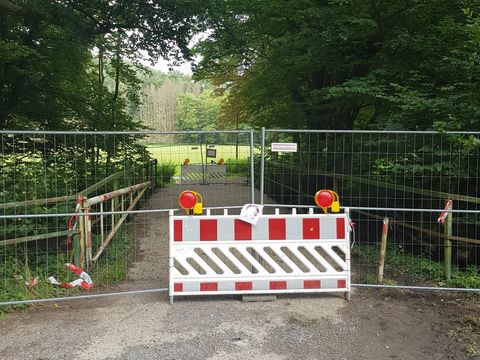 Brückensperrung am Grafen- und Mönchsweg in Odenthal