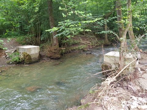 weggerissene Brücke am Eifgenbachweg